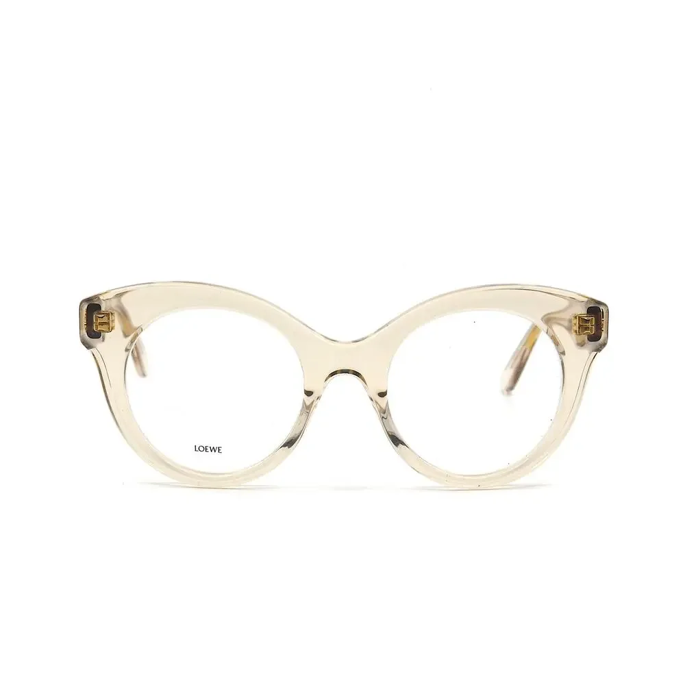 Brand New 100% Authentic LOEWE LW50074I 057 Transparent Light Brown Eyeglasses